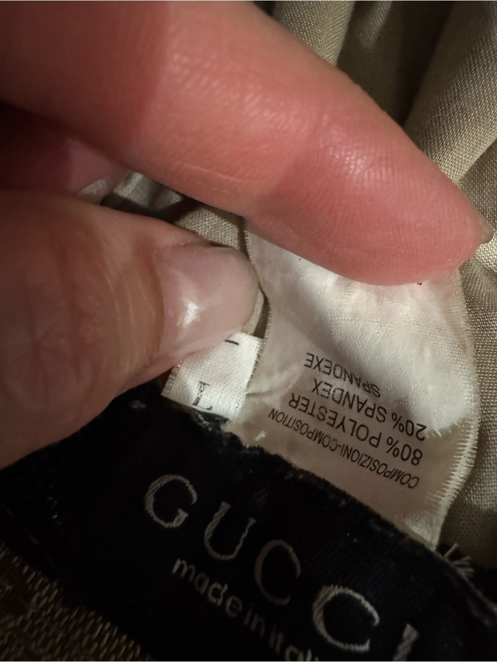 Gucci Beige/Brown Monogram Bucket Hat with Green-Red Web - Picture 5 of 7
